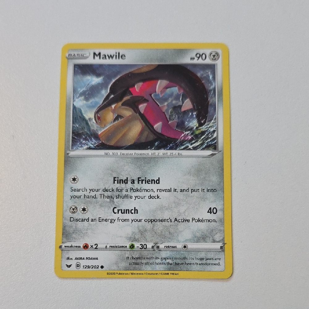 Pokemon Mawile Card
